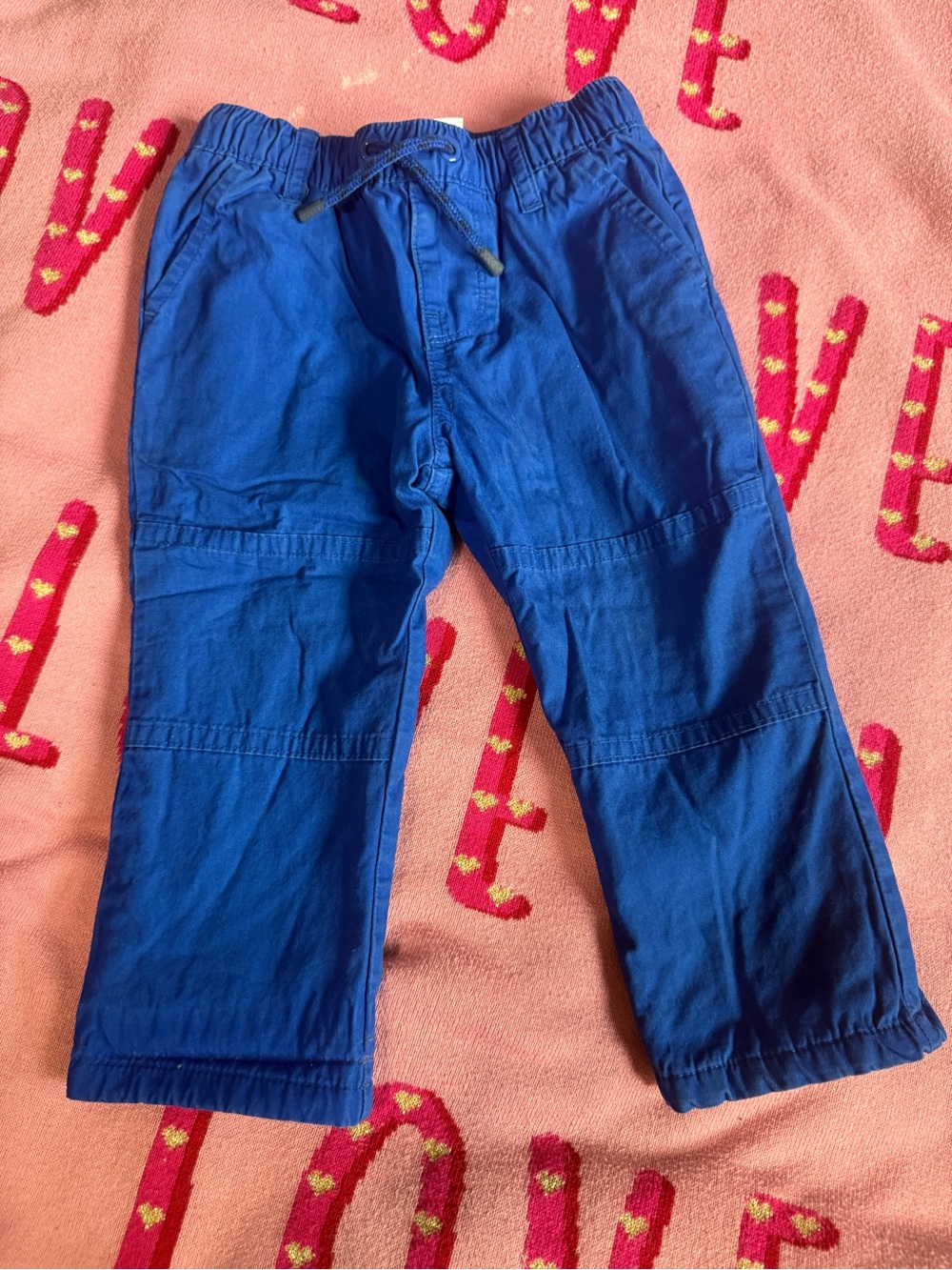 Gymboree Royal Blue Elastic Waist Jogger Pants for Kids